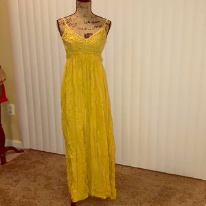 Mustard colored dress